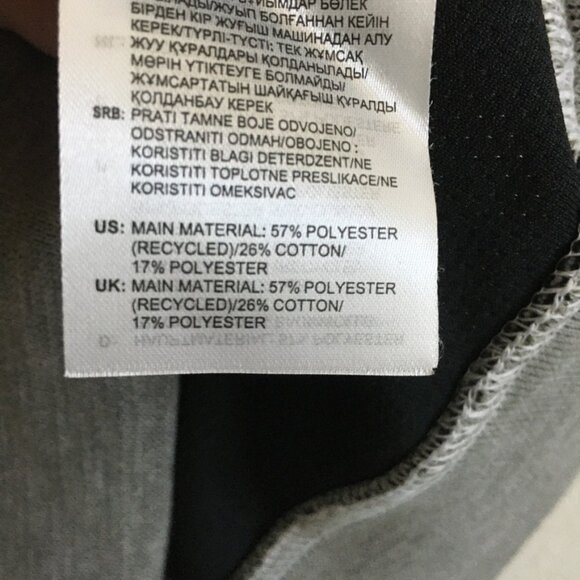 Adidas Performance Cross-Up 365 Hoodie Mens Medium Gray/Black Kangaroo Pocket - Picture 9 of 16